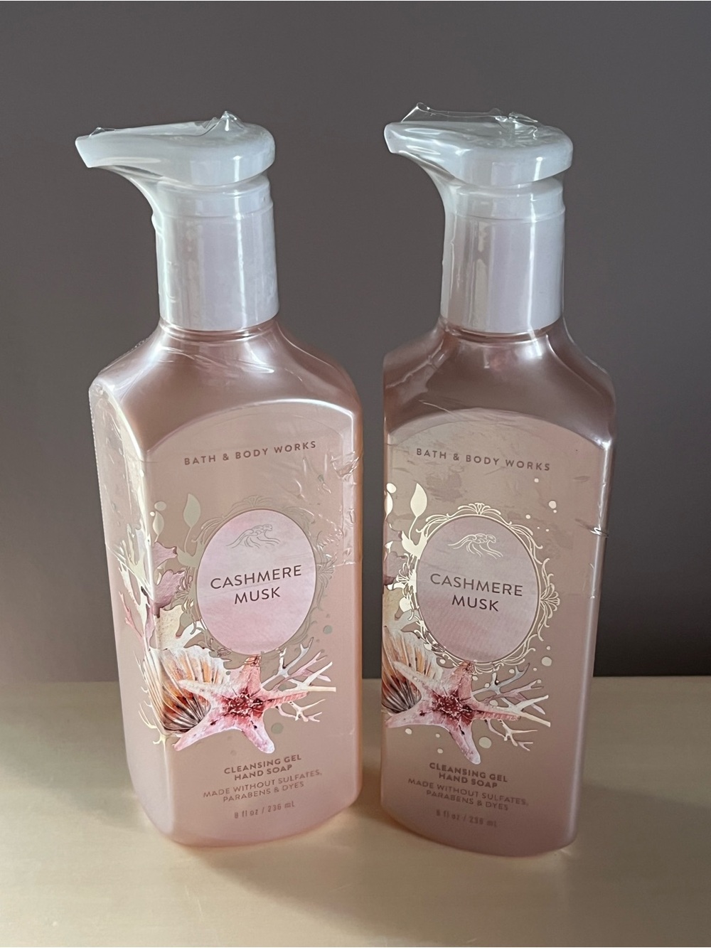Two New Bath & Body Works Cashmere Musk Cleansing Gel Hand Soaps